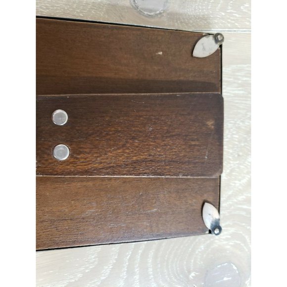 900 90% Purity Coin Silver Picture Frame 68 grams Vintage 4x5 Image Marked - Picture 11 of 12